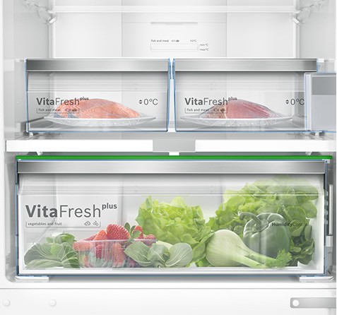 Зона свежести VitaFresh Plus в холодильниках Bosch