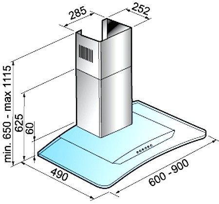 Вытяжка Korting KHC 6954 X