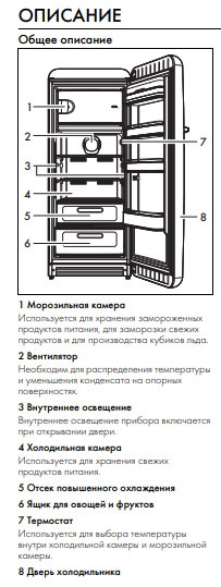 Холодильник Smeg FAB28LPK5
