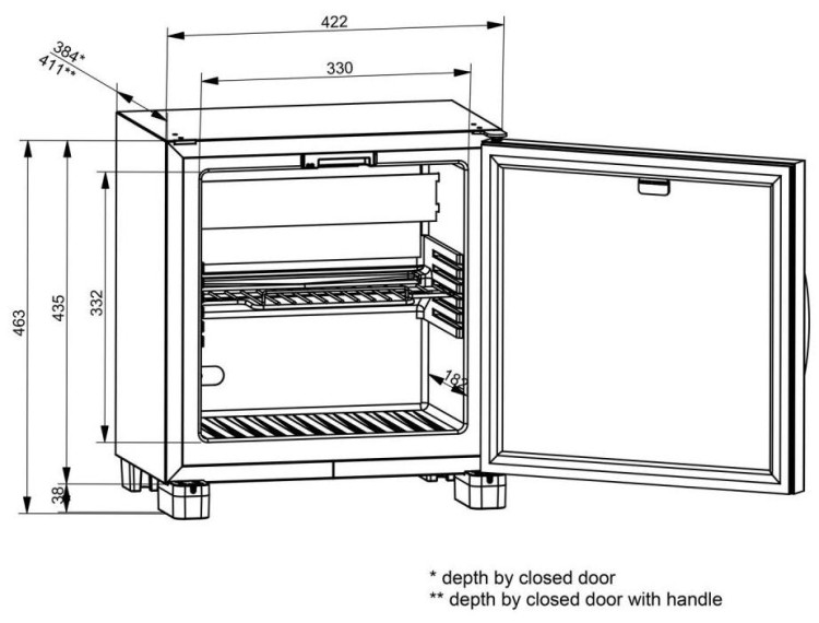 Минибар Dometic RH 429 LDAG