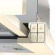 Встраиваемая телескопическая вытяжка Gorenje BHP62CLI