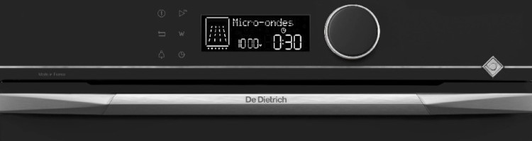 Дисплей OP1 в духовом шкафу De Dietrich DKE4535X
