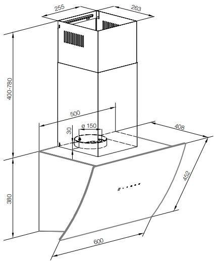 Вытяжка Graude DH 60.1 GE