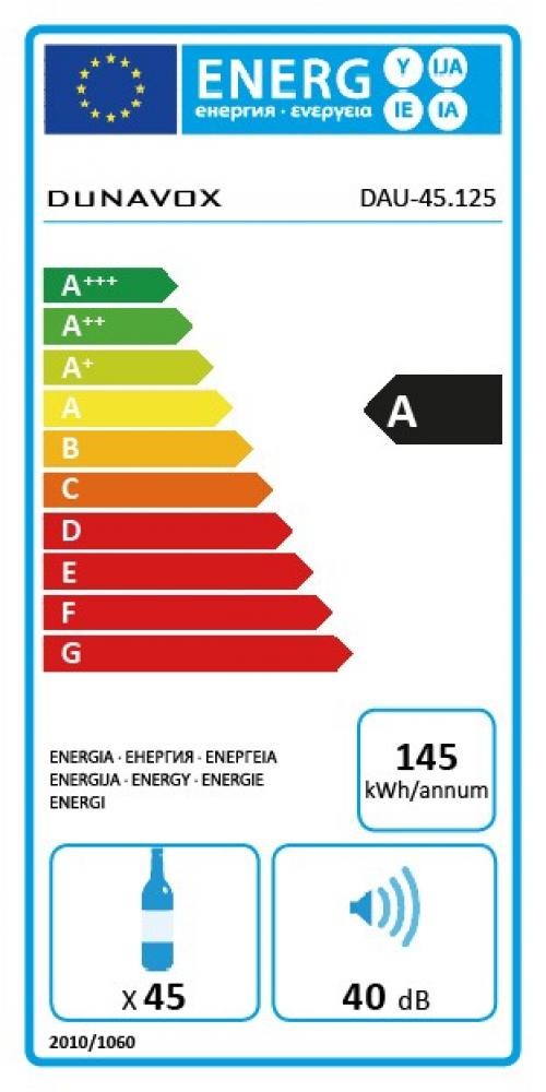 Винный шкаф Dunavox DAU-45.125DB.TO