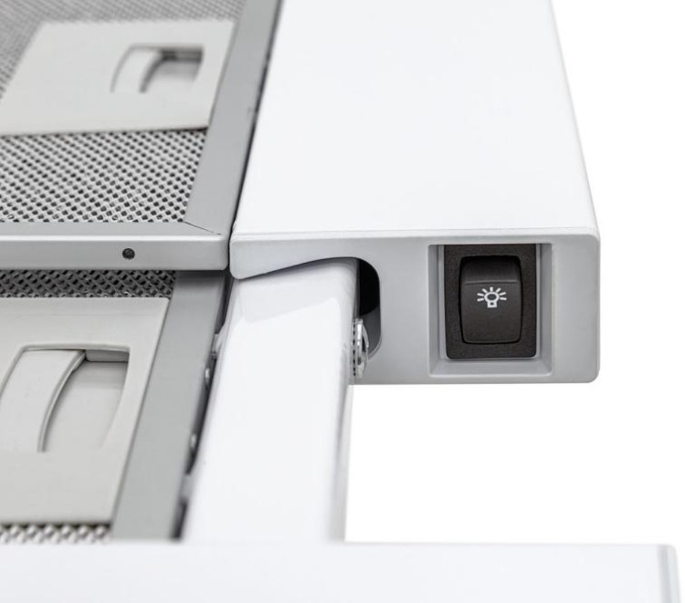 Вытяжка Krona Kamilla slim 600 white (2 мотора)