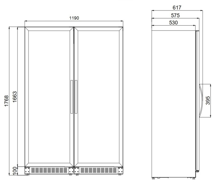 Винный шкаф Dometic C125G Double Classic