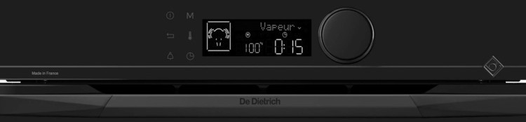 Дисплей OP1 в паровом шкафу De Dietrich DKV4530B Philharmonie