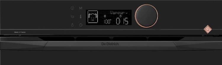 Дисплей OP1 в паровом шкафу De Dietrich DKV4530H Philharmonie
