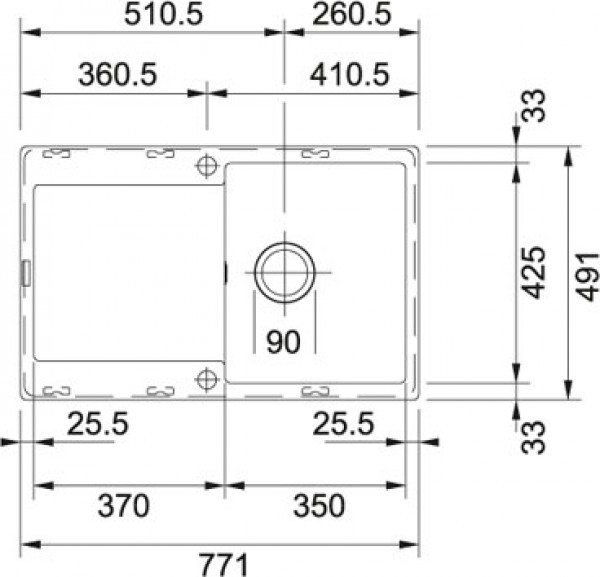 Мойка Franke MRG 211-77 белый