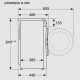 Узкая стиральная машина BOSCH WHA222XEOE