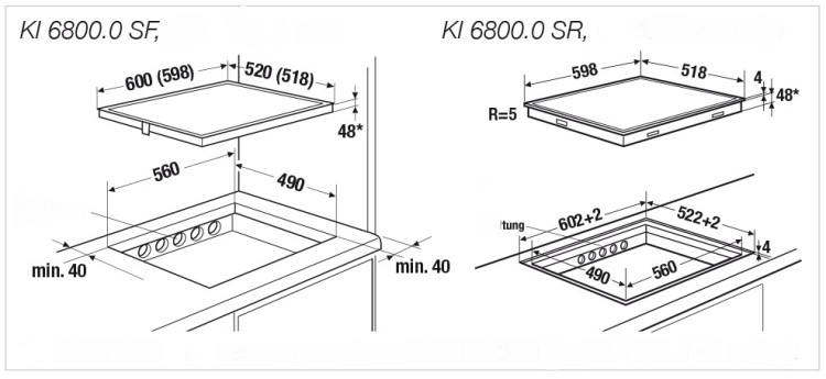 Индукционная варочная панель Kuppersbusch KI 6800.0 GR