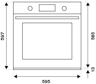Духовой шкаф Bertazzoni F609HEREKTAC