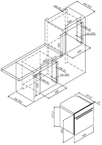 Духовой шкаф Graude BM 60.3 W