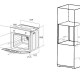 Шкаф духовой электрический MAUNFELD EOEM.589SB