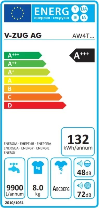 Стиральная машина V-ZUG AdoraWash V4000 AW4TOHC re